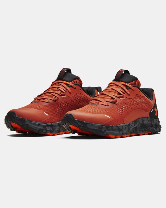 Men's UA Charged Bandit Trail 2 Running Shoes, Orange, pdpMainDesktop image number 3